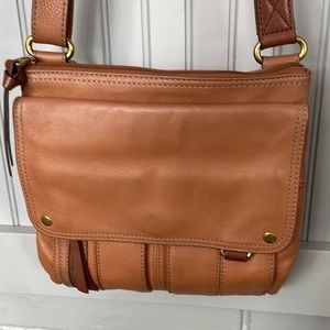 Fossil Leather Crossbody Bag